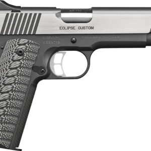 Kimber Mfg, Inc 3000239 Eclipse Custom 10mm Auto 8+1 5" Stainless Match Grade Barrel, Charcoal Gray Serrated Stainless Steel Slide, Charcoal Gray Stainless Steel Frame w/Beavertail, G10 Grip
