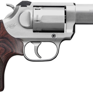Kimber Mfg, Inc 3400016 K6S  DA/SA 357 Mag 6 Shot 3" Brushed Stainless Steel Barrel & Cylinder, Brushed Stainless Steel Frame, Diamond Checkering Grip, Exposed Hammer