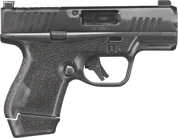 Kimber Mfg, Inc 3800034 R7 Mako Bundle Sub-Compact Frame 9mm Luger 15+1 3.37" Black DLC Match Grade Barrel, Black FNC Nitride Optic Ready/Serrated Stainless Steel Slide, Black Polymer Frame