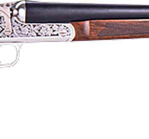 ATI ATIGKOF12RP26 Road Agent Prime 12 Gauge Break Open 2rd 26" Black Side By Side Barrel, Silver Engraved Aluminum Receiver, Fixed Turkish Walnut Stock