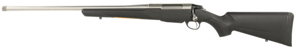 Tikka JRTXB47022MT T3 Lite Full Size 7mm Rem 3+1 24.30" Stainless Threaded Barrel, Drilled & Tapped Stainless Steel Receiver, Fixed Black Synthetic Stock, Left Hand