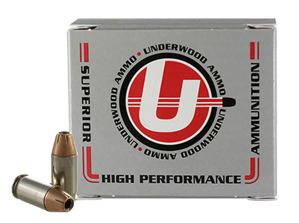 Underwood Ammo 141   380ACP+P 90gr Jacketed Hollow Point 20 Per Box/10 Case
