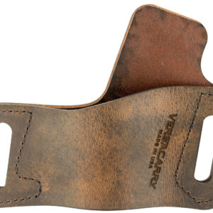 Versacarry WBOWB21 Protector S1 OWB Distressed Brown Leather Belt Slide Fits Beretta 92FS Right Hand