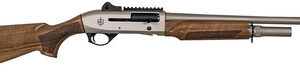 MAC 21000159 MAC 2 Tactical Marine Semi-Auto 12 Gauge 18.5" 5+1 Nickel/Walnut