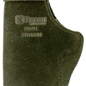 Galco STO600B Stow-N-Go  IWB Black Leather Compatible w/ Sig P365/P365 SAS/Glock 42 Belt Clip Mount Right Hand