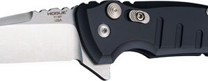 HOGUE X1 MICROFLIP 2.75" FOLDR - DROP POINT BLADE ALUMINUM BLK