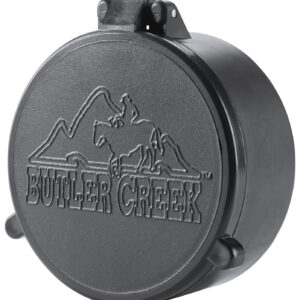 Butler Creek 30200 Flip-Open Objective Scope Cover 43.20mm Obj. Size 20 Black Polymer