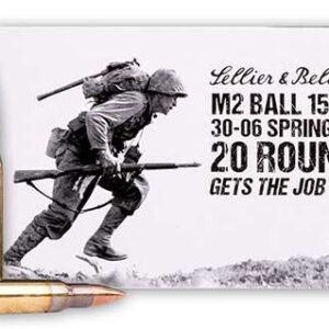 SELLIER & BELLOT 30-06 M1 150GR FMJ 20RD BOX 20 BOXES PER CASE