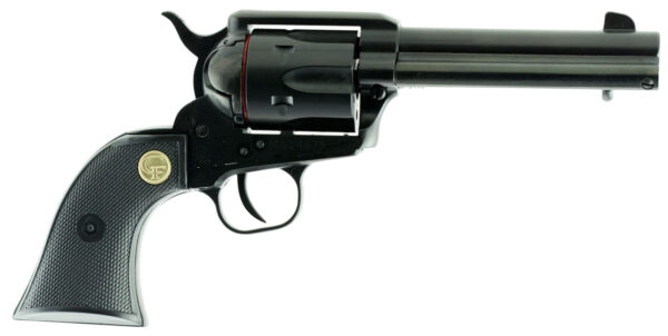 Chiappa Firearms CF340261 SAA 1873  Medium Frame 17 HMR 6 Shot, 4.75" Blued Steel Barrel, Blued Steel Frame, Blued Cylinder, Black Plastic Grip, Exposed Hammer