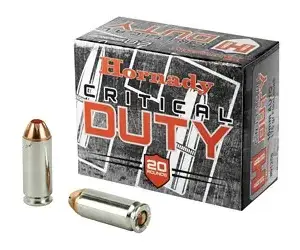 HORNADY CRITICAL DUTY 10MM AUTO 175GR 20RD BX 200RD CASE