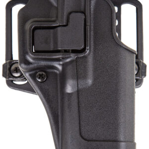 Blackhawk 410541BKR Serpa CQC  OWB Size 41 Matte Black Polymer Belt Loop/Paddle Fits Ruger SR9/9E Right Hand