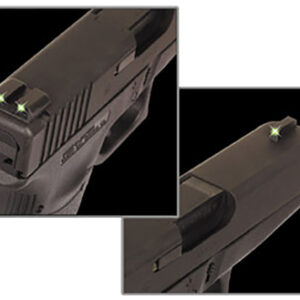 TruGlo TG231X Tritium  Black | Green Tritium Front Sight Green Tritium Rear Sight
