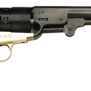 Traditions FR18511 1851 Navy Break Open 44 Cal #11 Percussion 7.50" 6 Shot Brass Frame Blued Barrel & Cylinder Walnut Grip