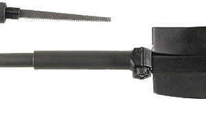 Glock ET17070 Entrenching Tool  Three Position Adjustment For Multiple Users, Surface Treated Black Polymer/Saw Inside Handle, Includes Nylon Storage Pouch