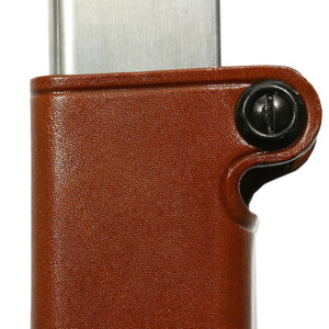 Galco SMC26 SMC Mag Case Single Tan Leather Belt Loop Compatible w/ Taurus PT945 Belts 1.75" Wide Ambidextrous Hand