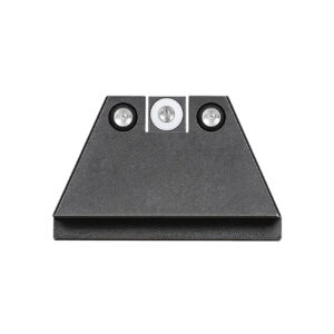 Night Fision GLK004003WGZ Suppressor Height Sights For Glock  Green Tritium White Outline Front Sight-Green Tritium Black Outline Rear Sight Glock 17/17L/19