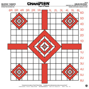 CHAMPION RE-STICK REDFIELD - SIGHT IN SELF-ADHESIVE 25PK