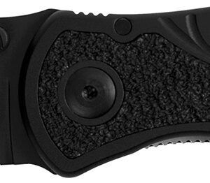Kershaw 1670TBLKST Blur  3.40" Folding Tanto Part Serrated Black DLC 14C28N Steel Blade Black Anodized Aluminum Handle Includes Pocket Clip