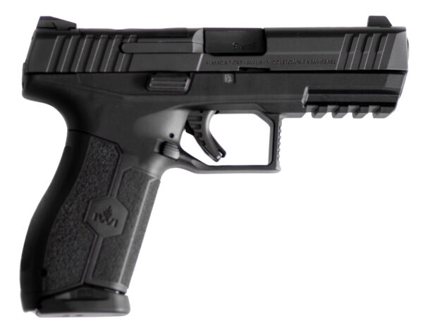 IWI US M9OR10 MASADA  9mm Luger 10+1 4.10" Black Button Rifled Steel Barrel/Black Optic Ready/Serrated Slide/Black Polymer Frame w/Picatinny Rail/Black Polymer Grips Ambidextrous