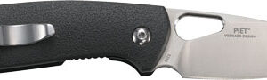CRKT PIET 2.68" PLAIN EDGE - FOLDING BLADE W/LINER LOCK
