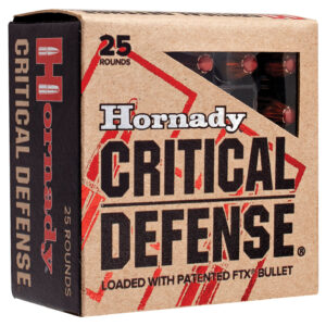 Hornady 90080 Critical Defense  380ACP 90gr Hornady Flex Tip eXpanding 25 Per Box/10 Case