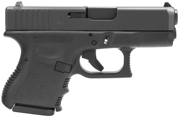 Glock PI2750201 G27 Gen3 Subcompact *CA Compliant 40 S&W  3.43" Barrel 9+1, Black Frame & Slide, Finger Grooved  Textured Polymer Grip, Safe Action Trigger