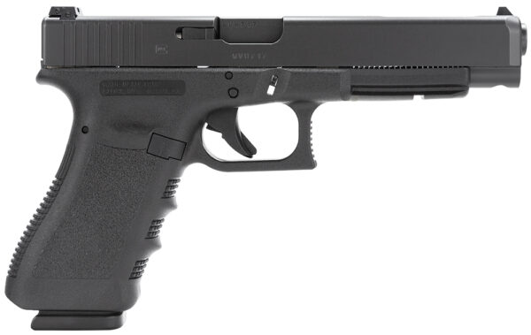 Glock PI3530101 G35 Gen3 Competition *CA Compliant 40 S&W  5.31" Barrel 10+1, Black  Frame & Slide, Finger Grooved Rough Texture Grip, Adjustable Sights, Safe Action Trigger