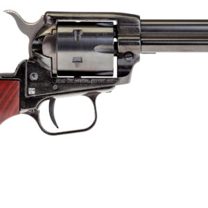 Heritage Mfg RR22999MB4 Rough Rider  22 LR 22 WMR 9 Shot, 4.75" Black Steel Barrel, Black Zinc Alloy Frame, Black Cylinder, Cocobolo Grip, Hammer/Thumb Safety, Exposed Hammer