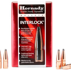 Hornady 3510 InterLock  35 Cal .358 200 gr Spire Point 100 Per Box/ 15 Case