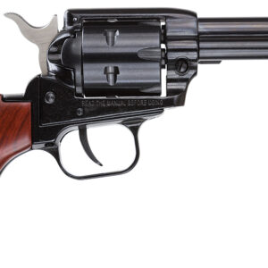 Heritage Mfg RR22MB3BH Rough Rider  22 LR/22 WMR 6 Shot, 3.50" Black Steel Barrel, Cylinder & Zinc Alloy Frame, Cocobolo Bird Head Grip, Hammer/Thumb Safety, Exposed Hammer