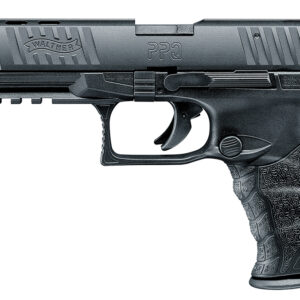 Walther Arms 5100302 PPQ M2 22 LR 12+1 5" Threaded Steel Barrel, Matte Black Tenifer Serrated/Steel Slide, Black Polymer Frame w/Picatinny Rail, Black Polymer Grips
