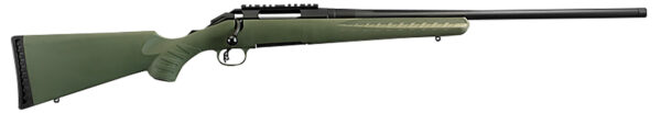 Ruger 6945 American Predator  Full Size 22-250 Rem 4+1 22" Matte Black Threaded Barrel, Matte Black Steel Receiver w/Picatinny Rail, Moss Green Fixed Synthetic Stock