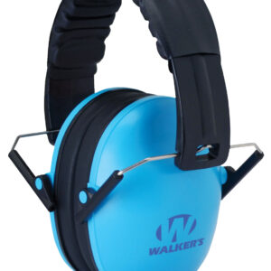 Walker's GWPFKDMBL Baby & Kids Folding Muff 23 dB Over the Head Blue/Black Polymer
