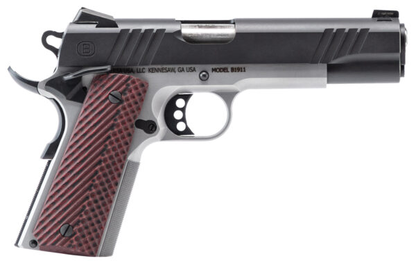BERSA B1911 45ACP 5 BLK/SS NS 8RD