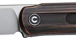 CIVIVI KNIFE FOLDIS 2.67" BLK - HAND RUBBED COPPER/SILVER - Image 2