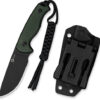 CIVIVI KNIFE TIMBERBARK 3.2" - FIXED GREEN MICARTA/BLK STNWSH - Image 3