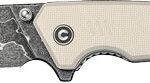 CIVIVI KNIFE MERIT 3.28" IVORY - G10/DAMASCUS LINER LOCK - Image 2