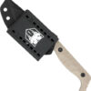 COBRATEC KINGPIN 4" FIXED BLD - TAN D2 STEEL W/KYDEX SHEATH - Image 2