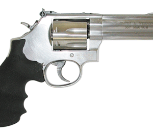 S&W 686 357MAG 4" AS 6-SHOT - STAINLESS STEEL RUBBER