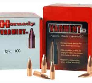 HORNADY BULLETS 22 CAL .224 - 55GR JSP W/CANNELURE 100CT