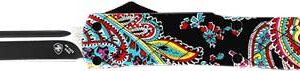 TEMPLAR KNIFE SLIM OTF QUILT - 3.1" BLACK DROP POINT