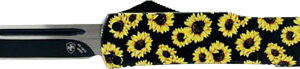 TEMPLAR KNIFE SLIM OTF - SUNFLOWER 3.1" BLACK TANTO