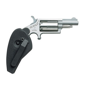 North American Arms NAA-22M-HG Mini Revolver .22WMR 5 Rounds 1.63" SAO Stainless/Holster Grip