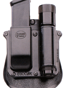 FOBUS FLASHLIGHT/MAG POUCH - PADDLE STYLE DOUBLE STACK MAG