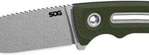 SOG KNIFE PROVIDER FX 3.25" SS - /G10 OD GREEN W/PRES BOX