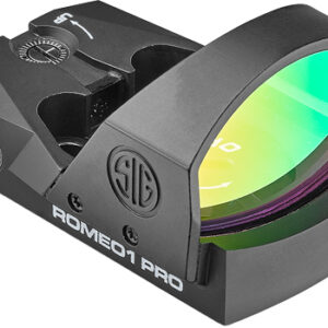 SIG OPTICS REFLEX SIGHT ROMEO1 - PRO 3MOA 1X30 STEEL SHROUD BLK