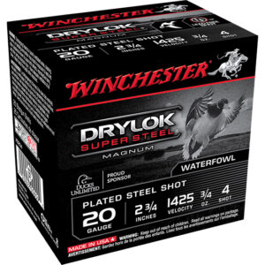 WIN SUPER-X DRYLOK STEEL MAGNUM 20GA 2.75 #4