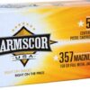 ARMSCOR 357 MAG 158GR FMJ - 50RD 20BX/CS - Image 2