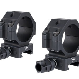 SCOPE RINGS W/ Q-LOC - BLACK, MEDIUM, FITS 34MM TUBES, 1.1"H