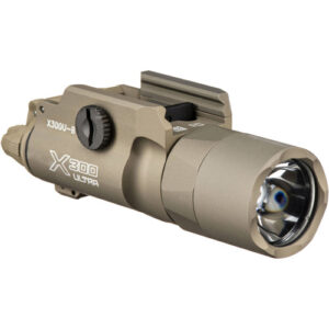 X300T-B TURBO WEAPONLIGHT - TAN, 650 LUMENS, THUMB SCREW RAIL MOUNT
